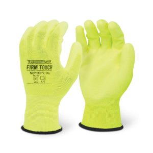 (12 Pair) Hi-Viz Polyurethane Coated Glove