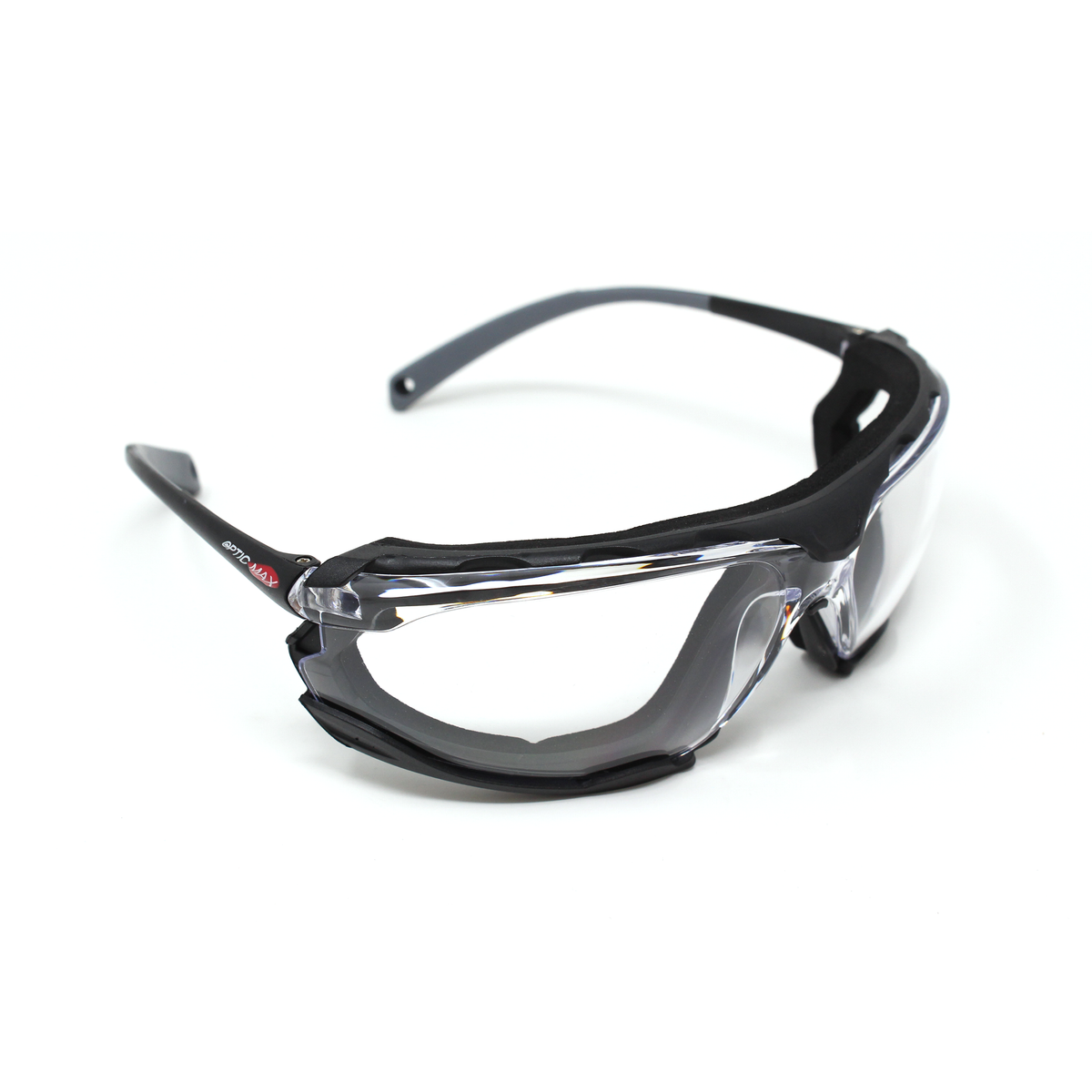 Clear Lens Safety Glasses with Foam Guards