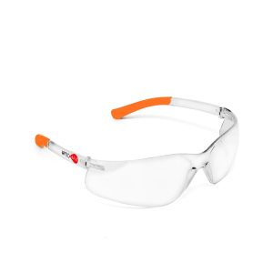 Clear Wrap-Around Safety Glasses